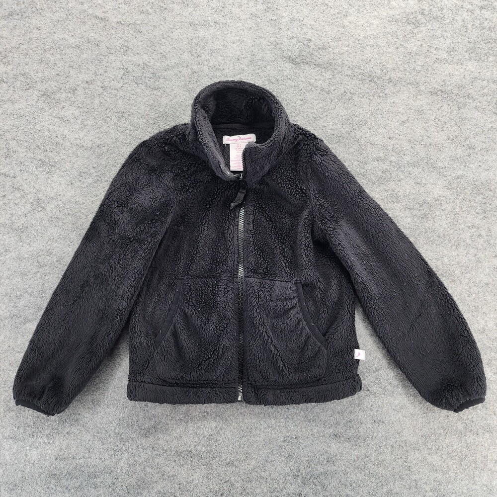 Tommy Bahama Jacket Girls Size 6 Full Zip Black